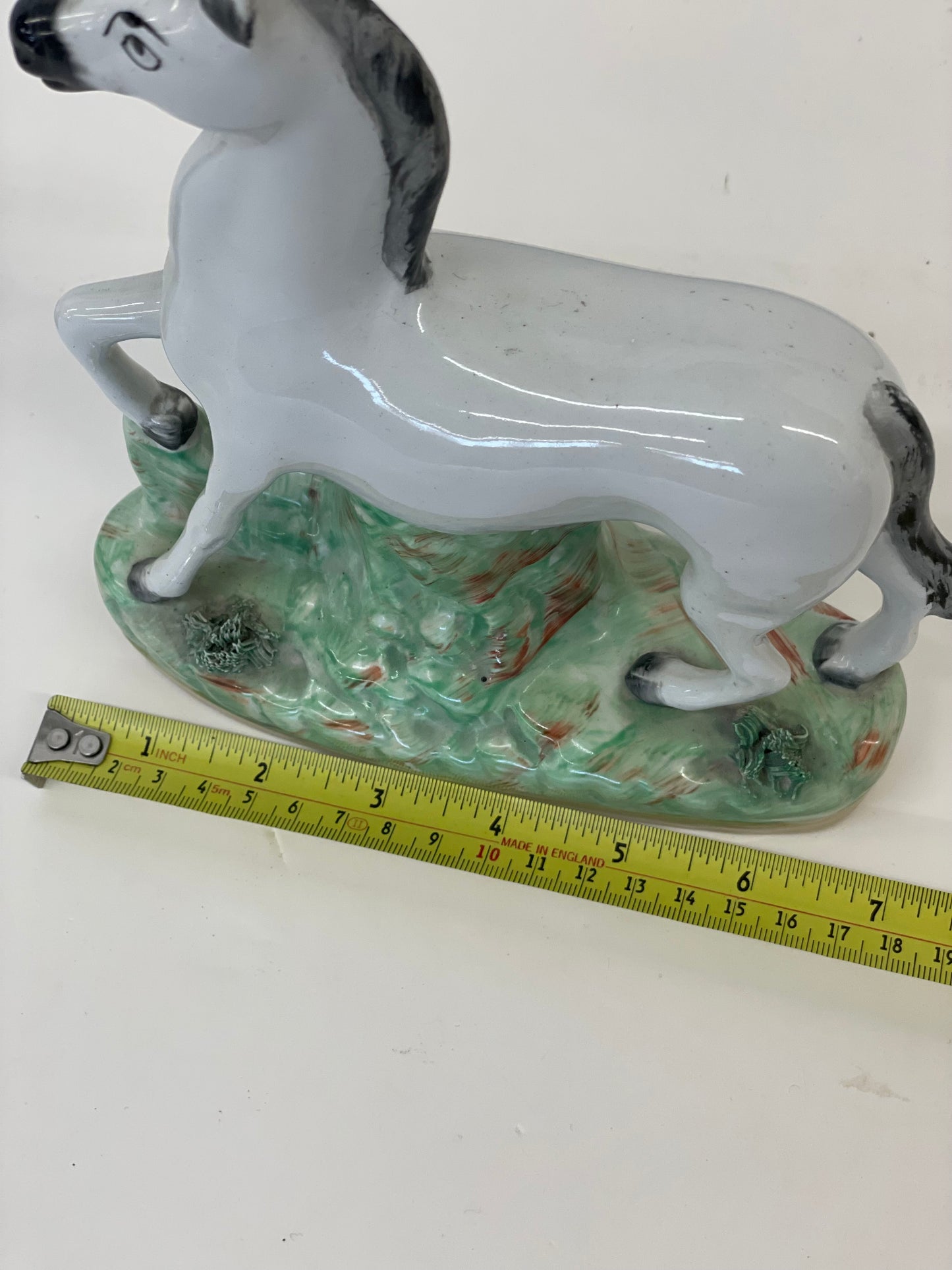 Vintage Staffordshire Horses / Pair / 19th Century Rare