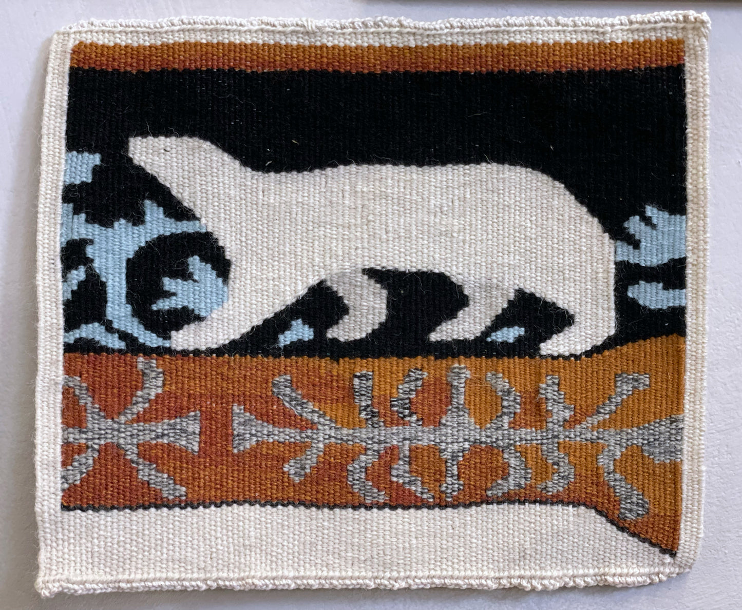 Folk Tapestry Polar Bear