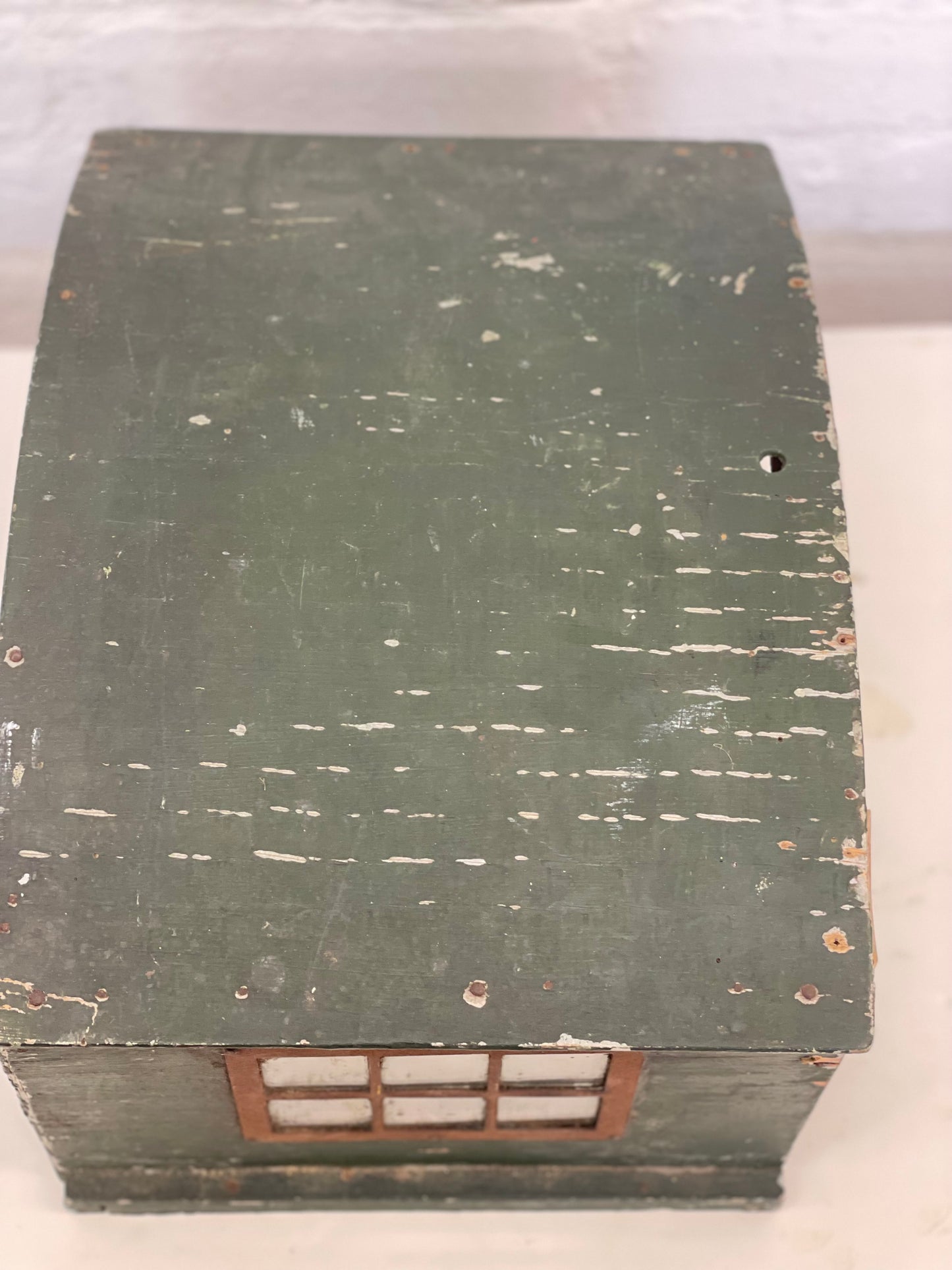 Rare Vintage Triang Aircraft Hanger / Lines Bros / Wooden / Early