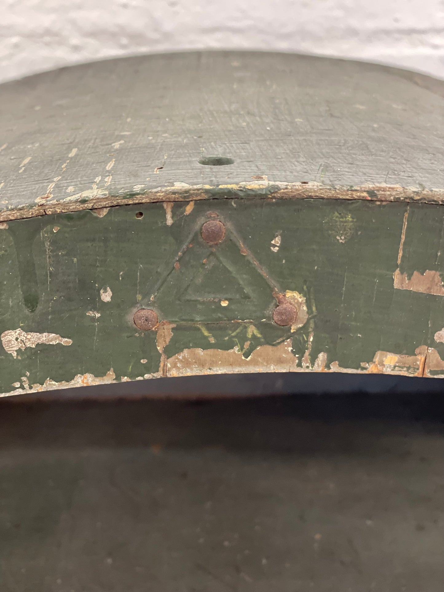 Rare Vintage Triang Aircraft Hanger / Lines Bros / Wooden / Early