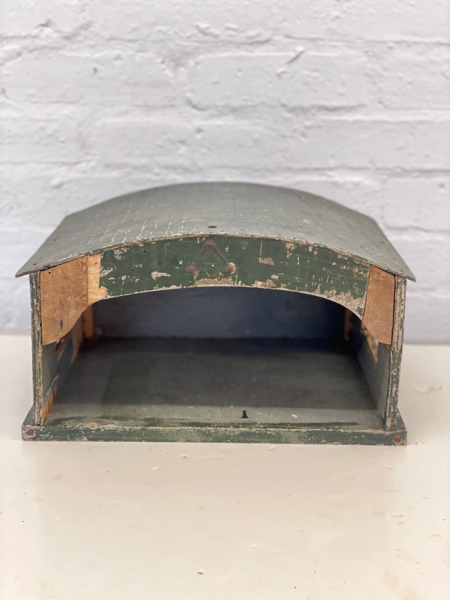 Rare Vintage Triang Aircraft Hanger / Lines Bros / Wooden / Early